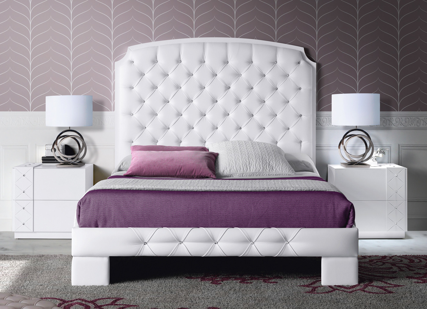 Cabecero de cama tapizado con botones, 170 x 120 cm - Good Night - Don  Baraton: tienda de sofás, colchones y muebles